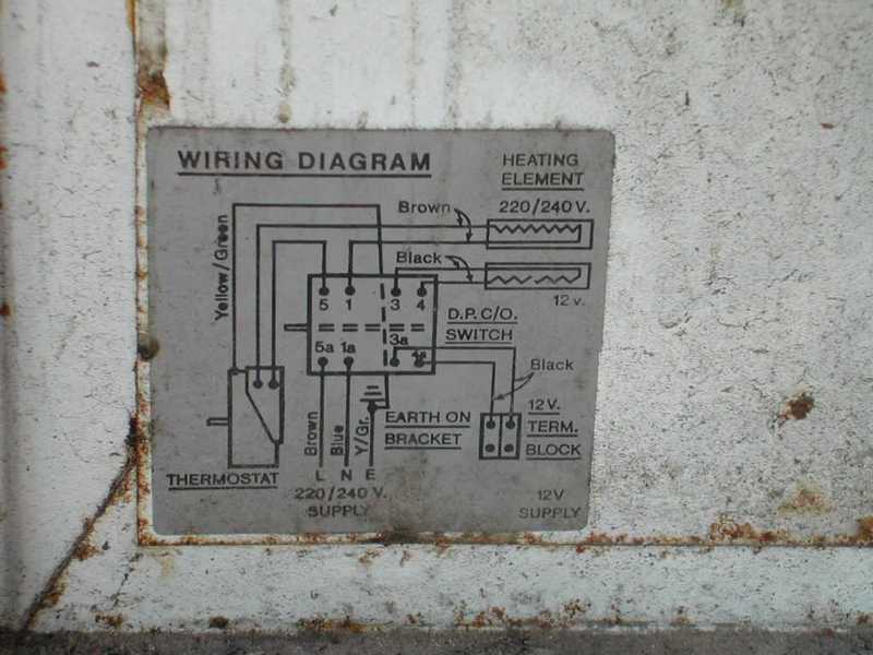 schema connessioni frigo trivalente electrolux