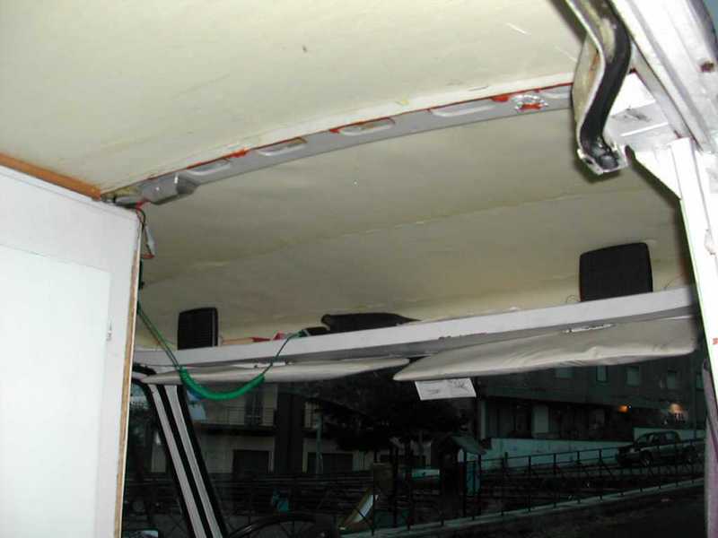 i 2 altoparlanti in posizione di ascolto