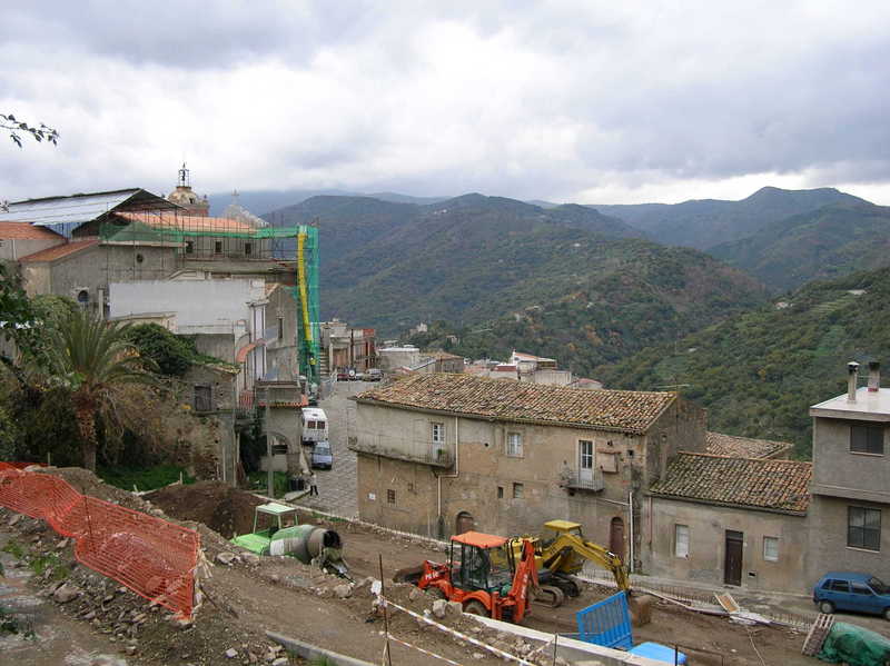 il camper a tripi mentre ci arrampichiamo