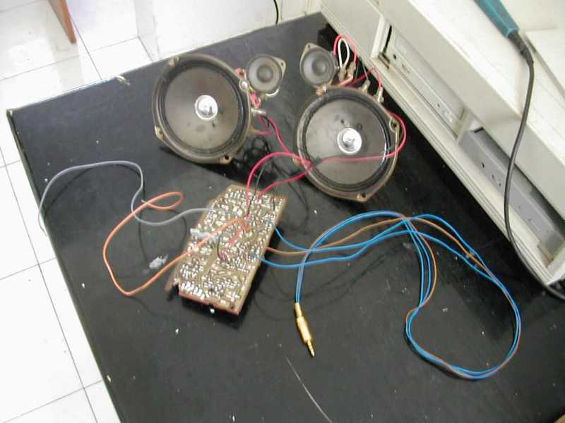 un amplificatore autocostruito